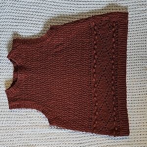 Knit Sweater Tank Top 🧣